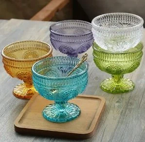 Lce Cream Cups Glass